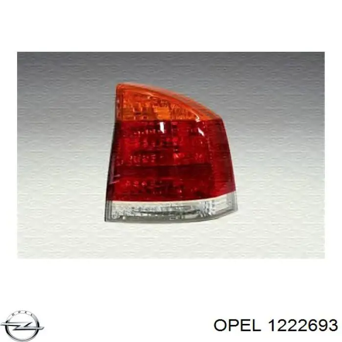 Do koszyka Lampa zespolona tylna lewa Opel Vectra C 