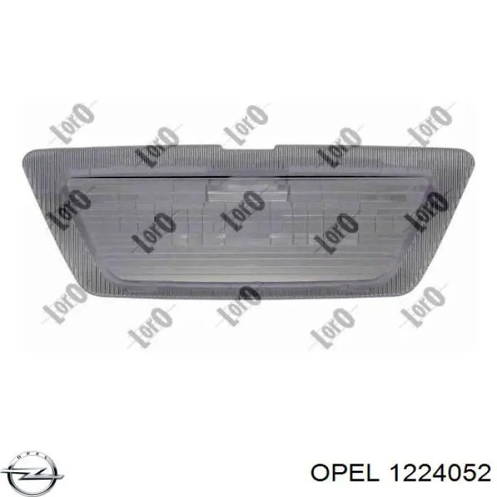 Lampa oświetlenia tylnej tablicy rejestracyjnej Opel 1224052 cena, od 9,78 USD