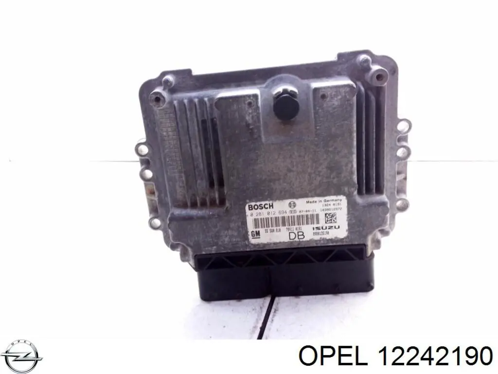 Sterownik silnika Opel 12242190 cena, od 286,43 USD