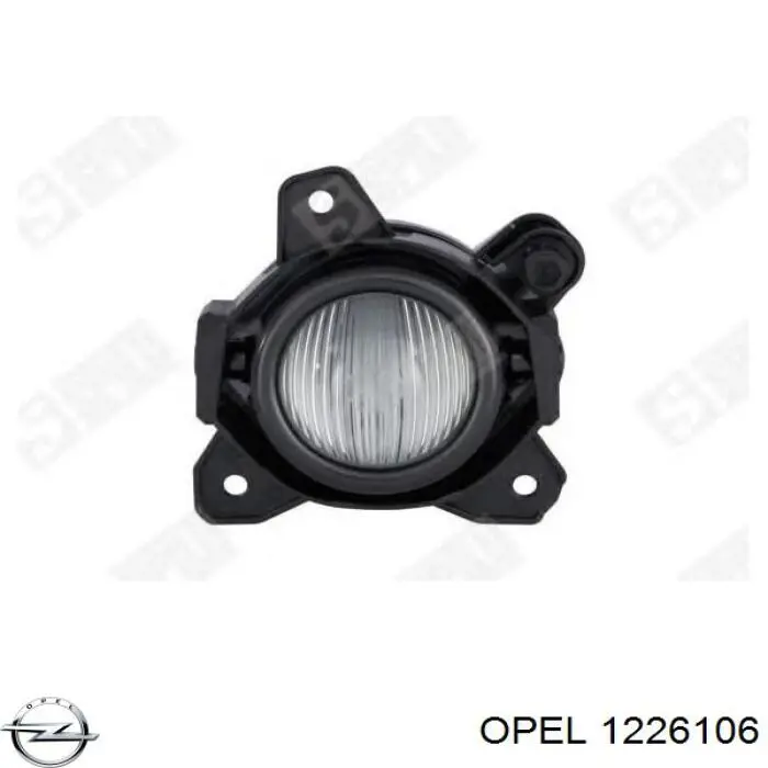 Do koszyka 1226106 Opel Lampa przeciwmgielna prawa