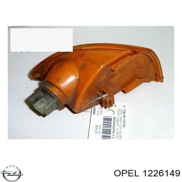 Do koszyka 1226149 Opel Kierunkowskaz lewy