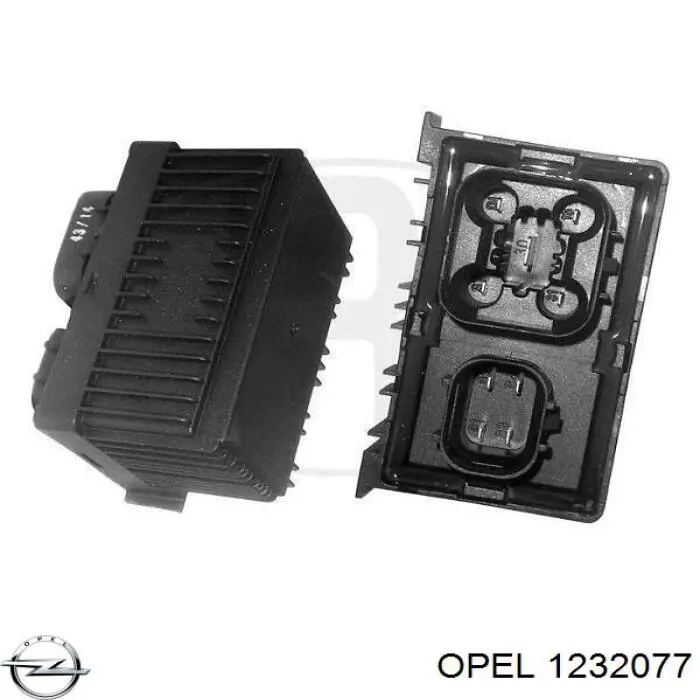 1232077 Opel Przekaźnik świec żarowych