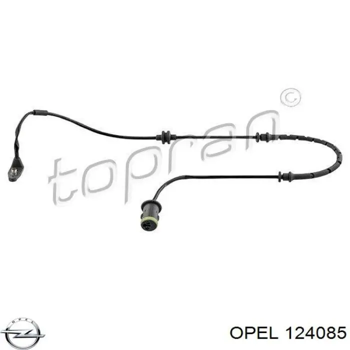 124085 Opel Drzwi przednie lewe