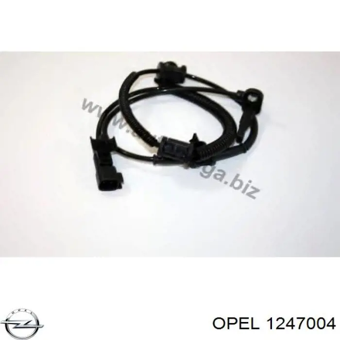 1247004 Opel Czujnik ABS przedni