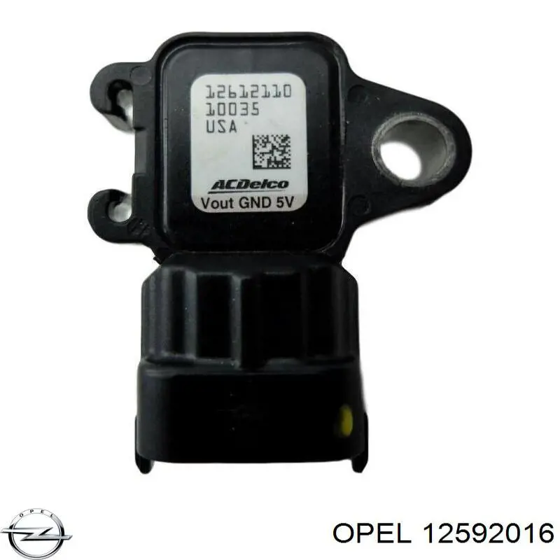 Czujnik ciśnienia w kolektorze ssącym, MAP Opel 12592016 cena, od 118,60 USD