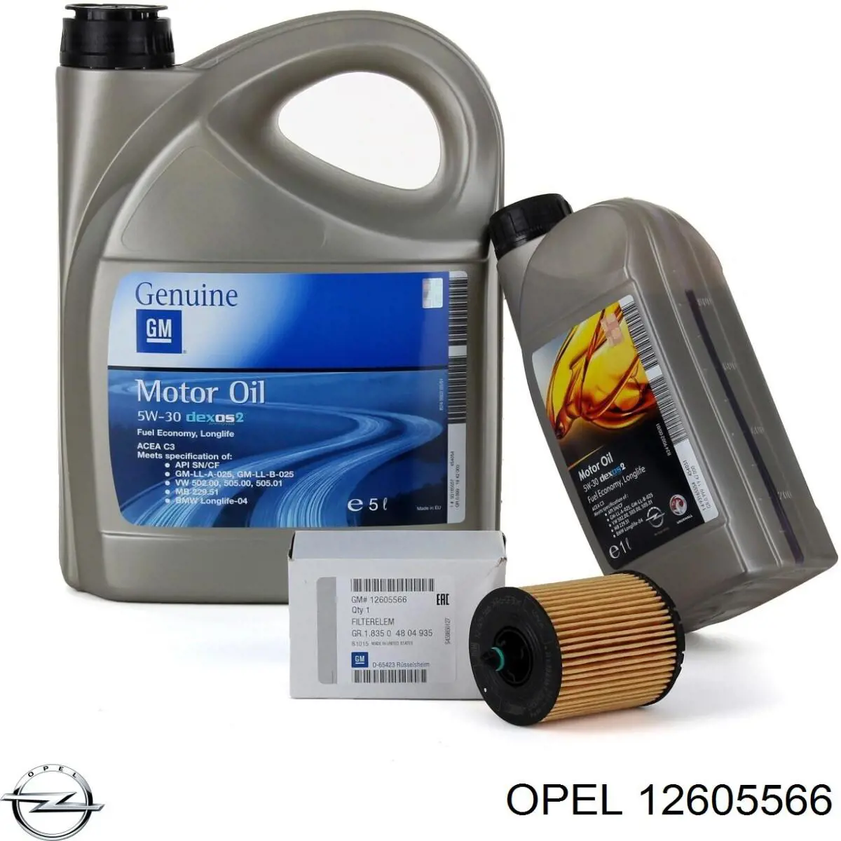 Do koszyka 12605566 Opel Filtr oleju