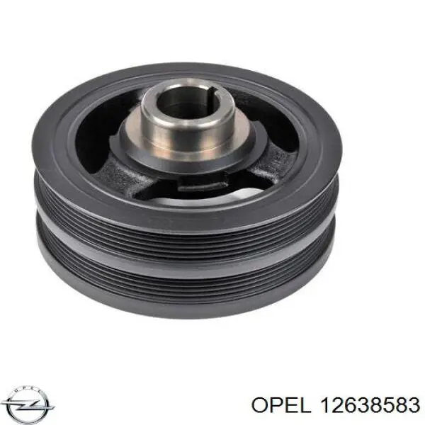 Koło pasowe wału korbowego 12638583 General Motors