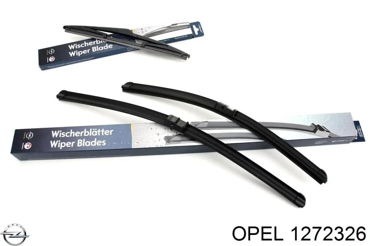 Do koszyka 1272326 Opel Pióro wycieraczki szyby przedniej, zestaw (2 szt.)