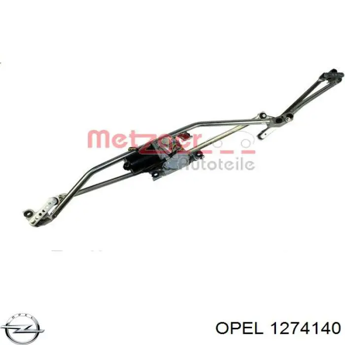 Mechanizm wycieraczek 1274140 General Motors