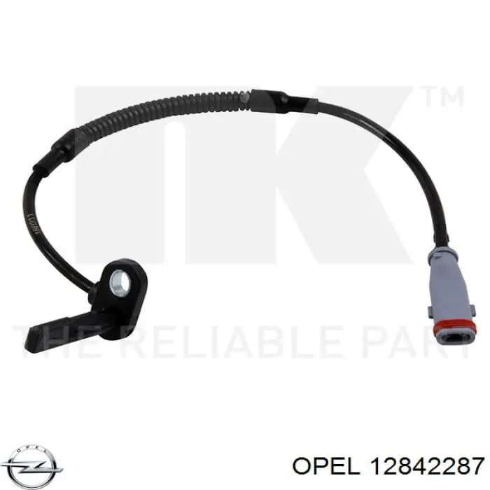 Do koszyka 12842287 Opel Czujnik ABS przedni