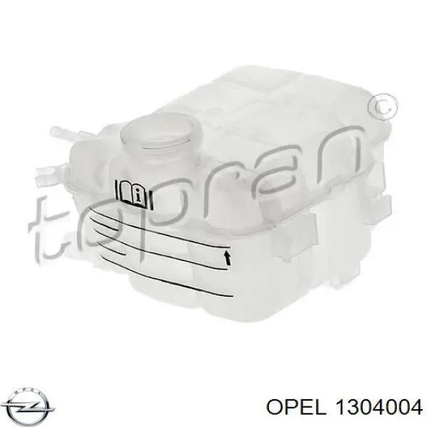 Zbiorniczek wyrównawczy układu chłodzenia Opel 1304004 cena, od 16,36 USD
