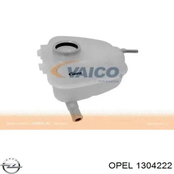 Do koszyka 1304222 Opel Zbiorniczek wyrównawczy układu chłodzenia