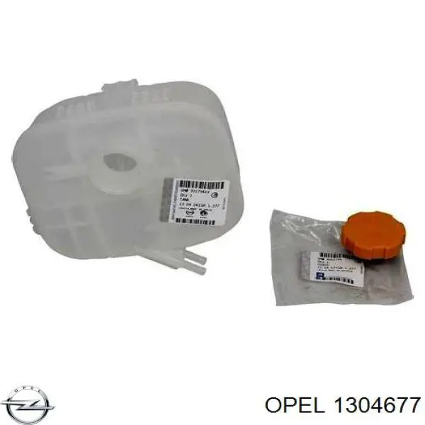 Pokrywa (korek) zbiornika wyrównawczego 1304677 Opel