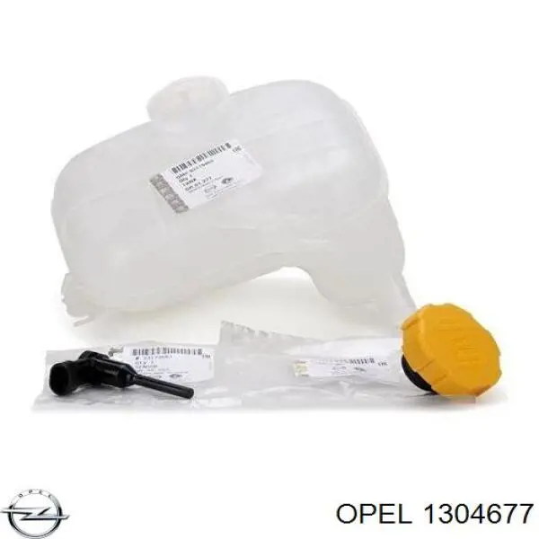 Do koszyka 1304677 Opel Pokrywa (korek) zbiornika wyrównawczego