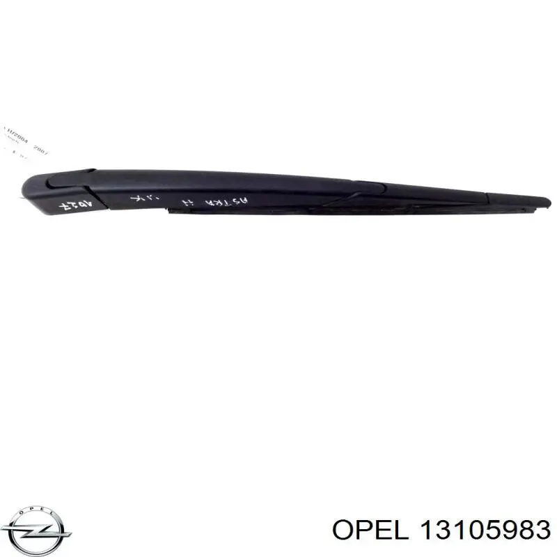 Do koszyka 13105983 Opel Ramię wycieraczki szyby tylnej
