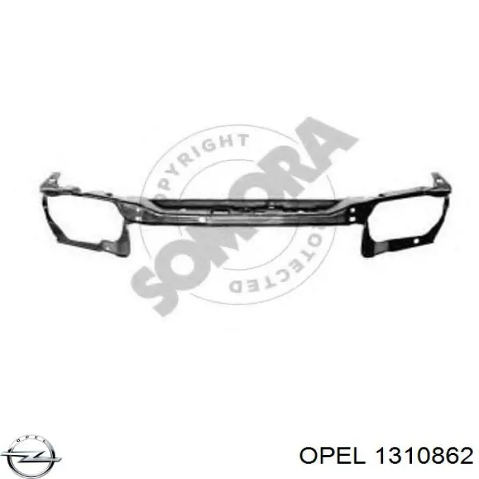 Osłona chłodnicy kompletna (panel mocowania reflektorów) do Opel Vectra B 36