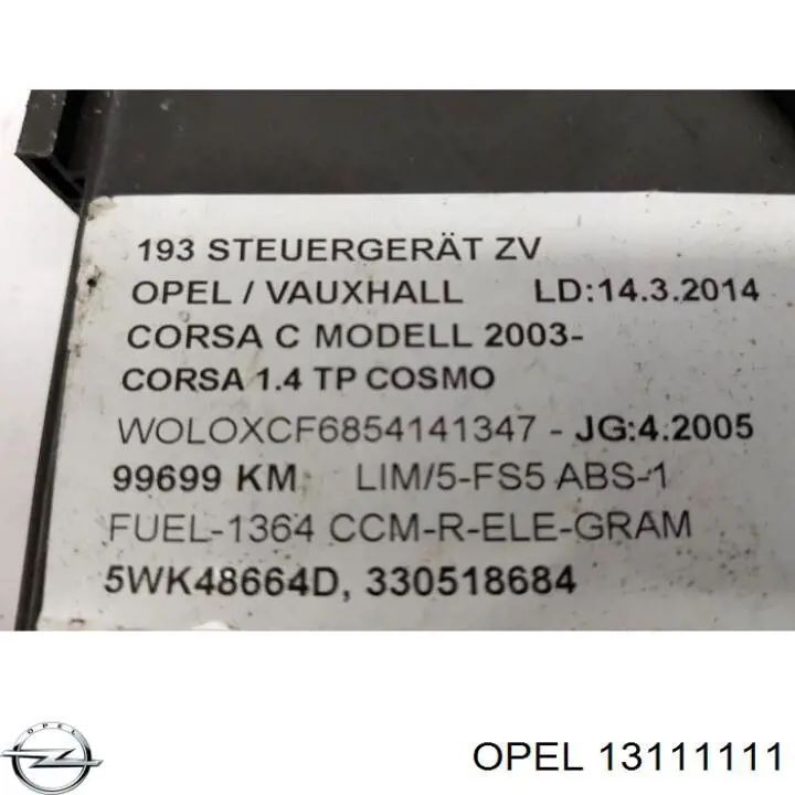 Blok komfortu Opel Meriva A minivan (2003 - 2010) cena, od 81,84 USD