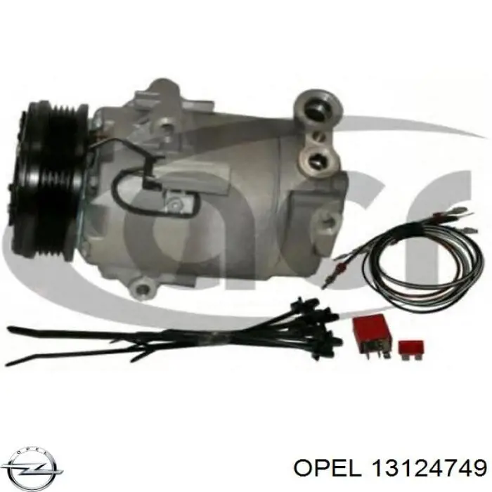 Sprężarka klimatyzacji Opel 13124749 cena, od 136,21 USD