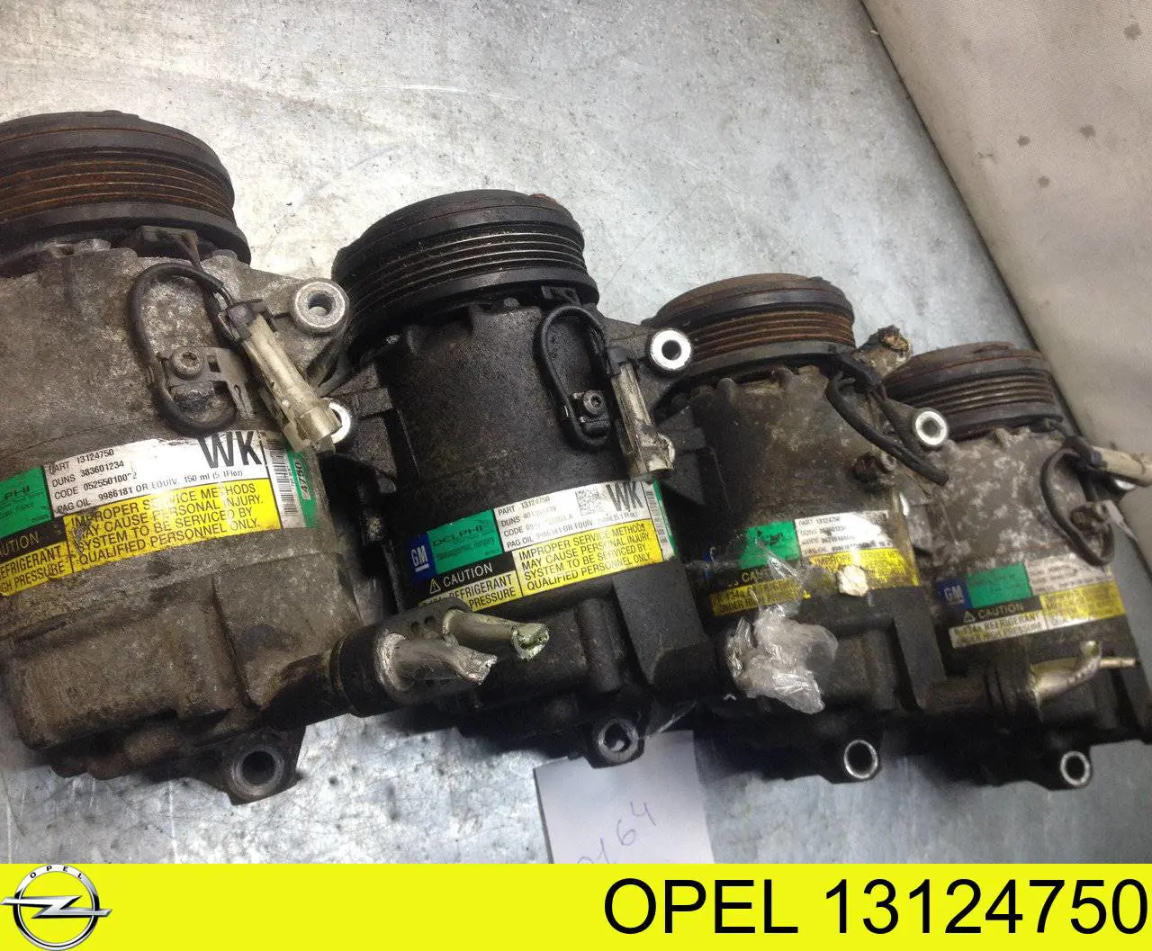 13124750 Opel Sprężarka klimatyzacji