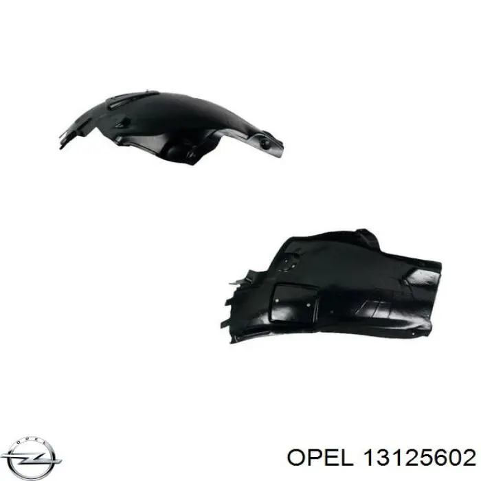 Nadkole błotnika przedniego lewe przednie Opel 13125602 cena, od 26,37 USD