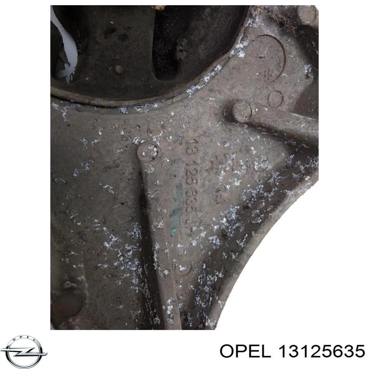 Do koszyka 13125635 Opel Poduszka (podpora) silnika przednia