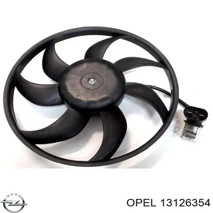 Wentylator elektryczny układu chłodzenia kompletny (silnik+wirnik) Opel 13126354 cena, od 83,86 USD