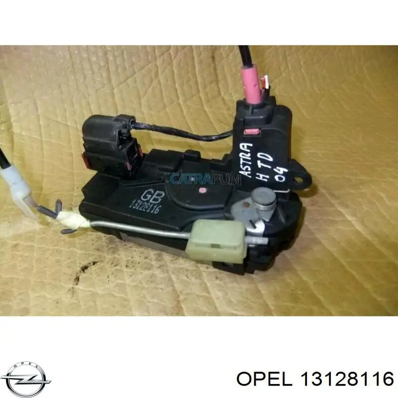 13128116 Opel Zamek drzwi tylnych prawych