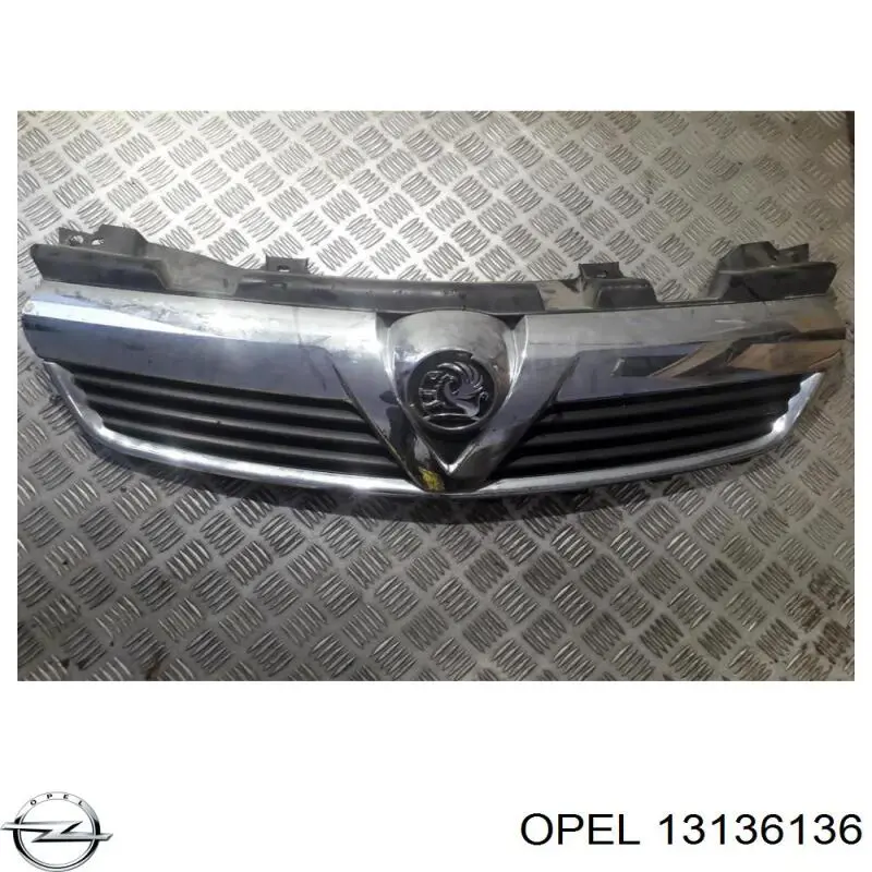 Atrapa chłodnicy Opel Zafira B minivan (A05) (2005 - 2011) cena, od 87,73 USD
