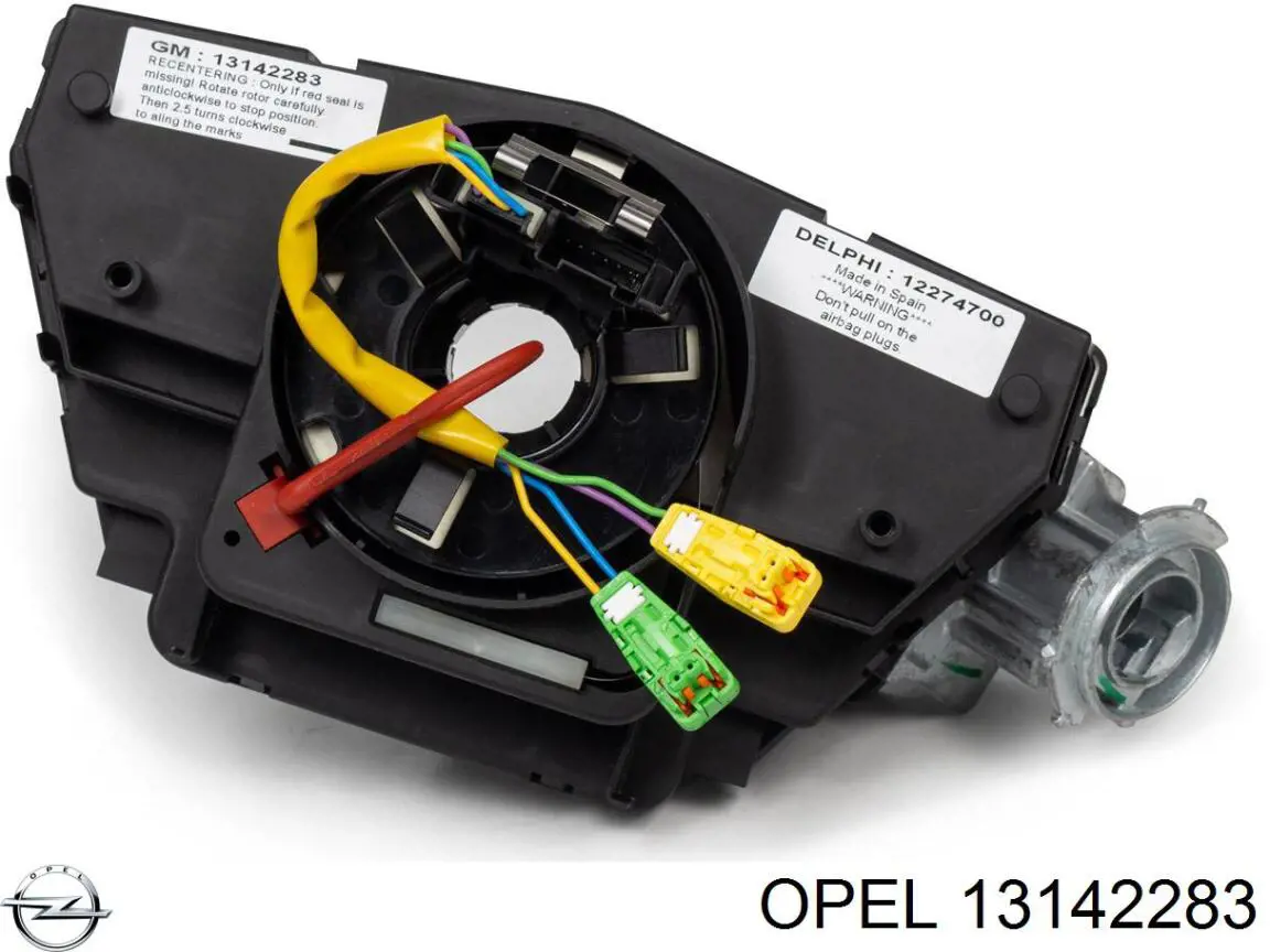 13142283 Opel Pierścień kontaktowy AIRBAG, taśma kierownicy
