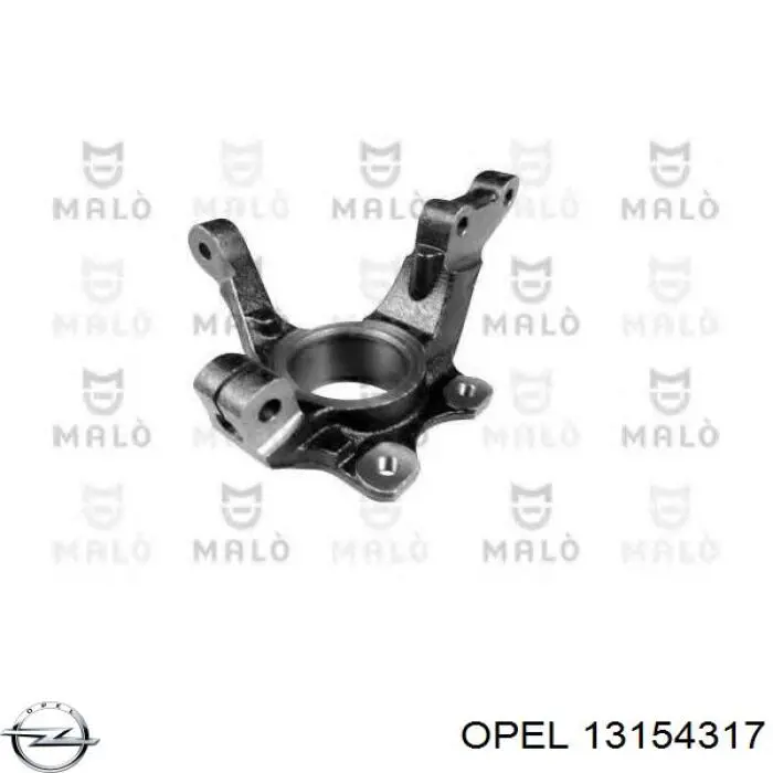 Czop (zwrotnica) przedni lewy General Motors 13154317 cena, od 59,86 USD