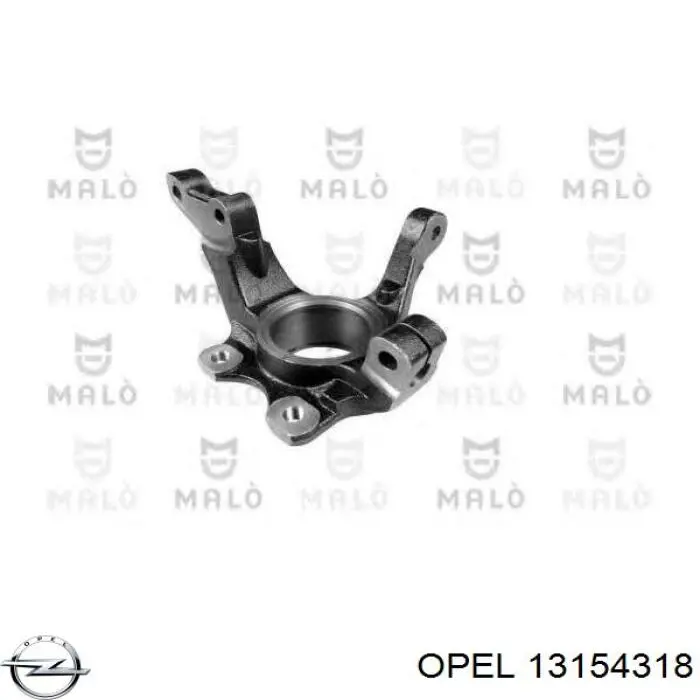 Do koszyka 5308018 Opel Czop (zwrotnica) przedni prawy
