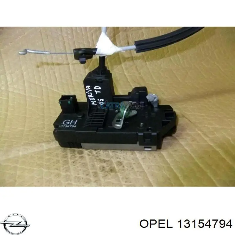 Zamek drzwi tylnych prawych do Opel Corsa C F08, F68