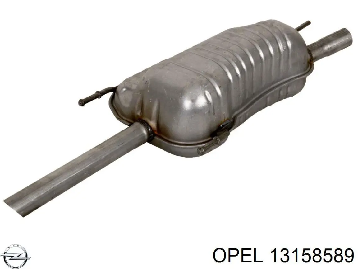 Tłumik, tylna część Opel 13158589 cena, od 134,88 USD