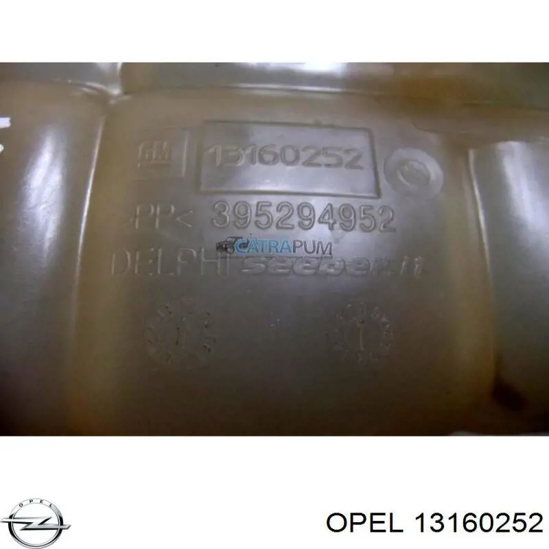 Zbiorniczek wyrównawczy układu chłodzenia Opel 13160252 cena, od 42,26 USD