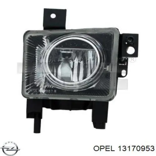 Lampa przeciwmgielna lewa Opel 13170953 cena, od 55,97 USD
