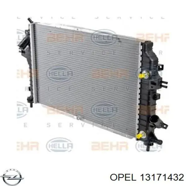 Chłodnica silnika Opel 13171432 cena, od 129,88 USD
