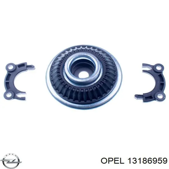 Do koszyka 13186959 Opel Poduszka amortyzatora przedniego