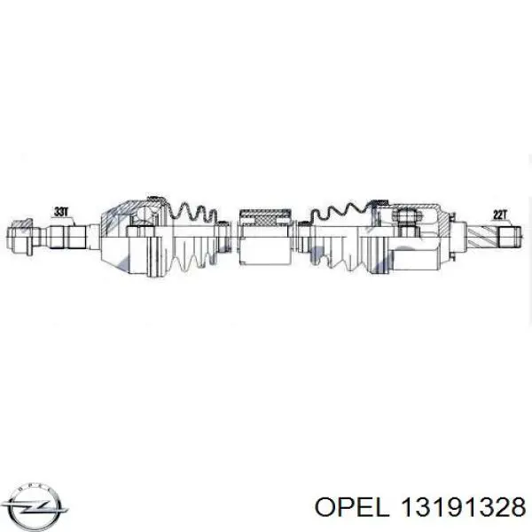 Półoś napędowa przednia prawa General Motors 13191328 cena, od 79,59 USD