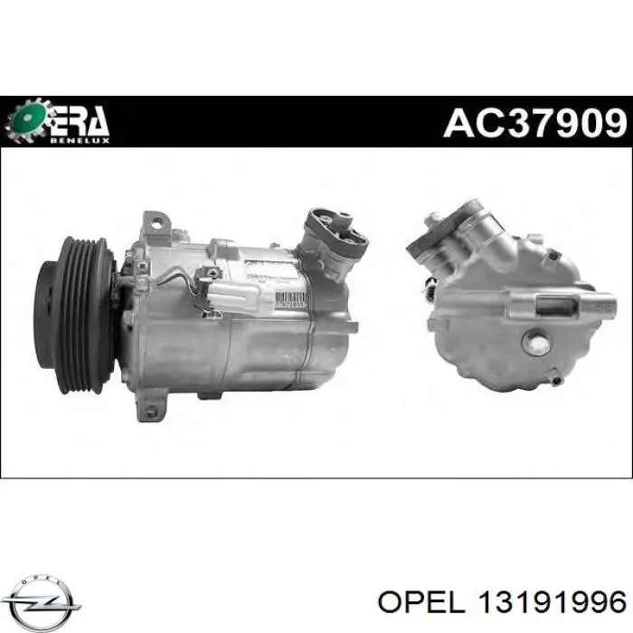 Sprężarka klimatyzacji Opel 13191996 cena, od 124,88 USD