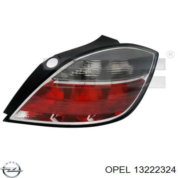 13222324 Opel Lampa zespolona tylna lewa