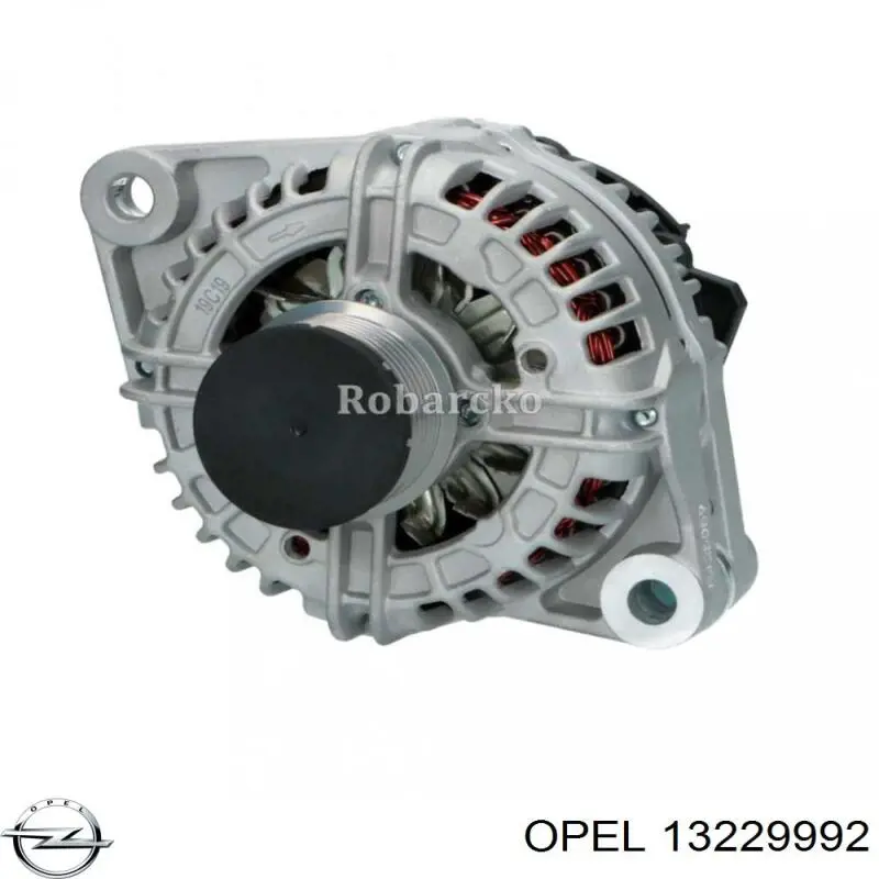 Do koszyka 13229992 Opel Alternator