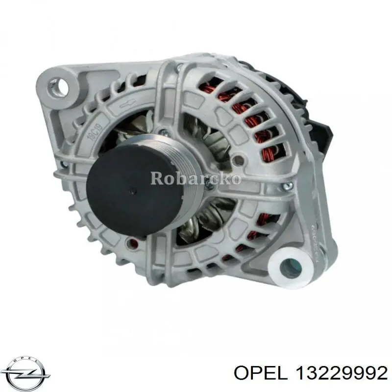 Alternator Opel 13229992 cena, od 136,21 USD