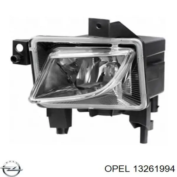 Lampa przeciwmgielna prawa 13170950 General Motors