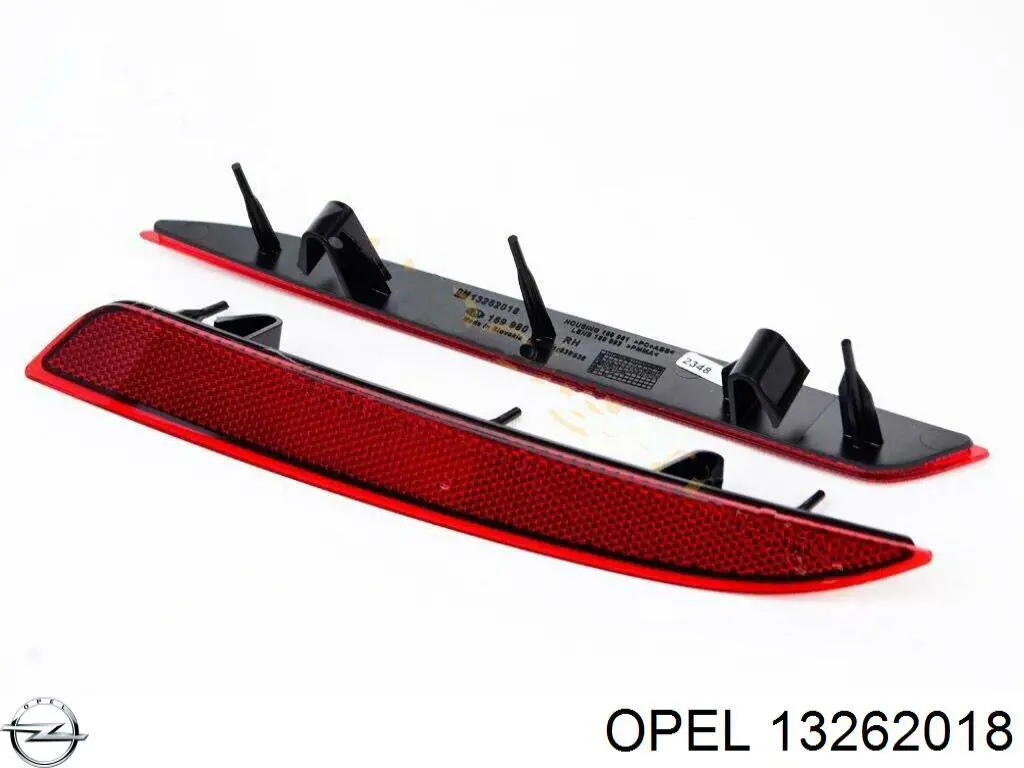 13262018 Opel Lampa odblaskowa zderzaka tylnego prawa