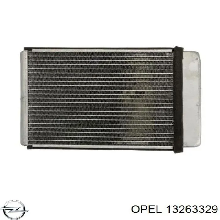 Do koszyka 13263329 Opel Chłodnica nagrzewnicy (ogrzewacza)