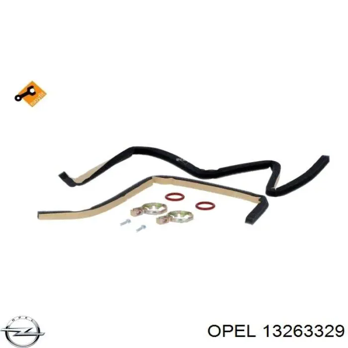 Chłodnica nagrzewnicy (ogrzewacza) Opel 13263329