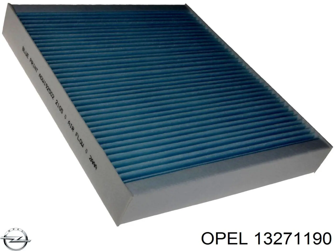 Do koszyka 13271190 Opel Filtr kabiny