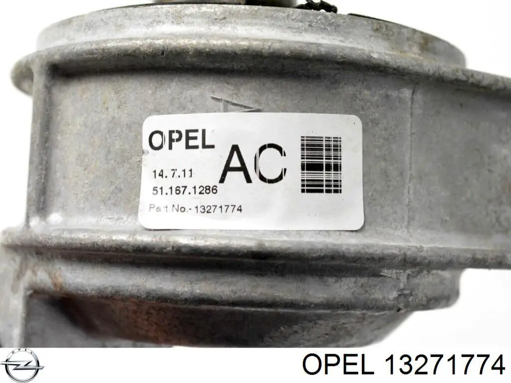 13271774 Opel Poduszka (podpora) silnika prawa