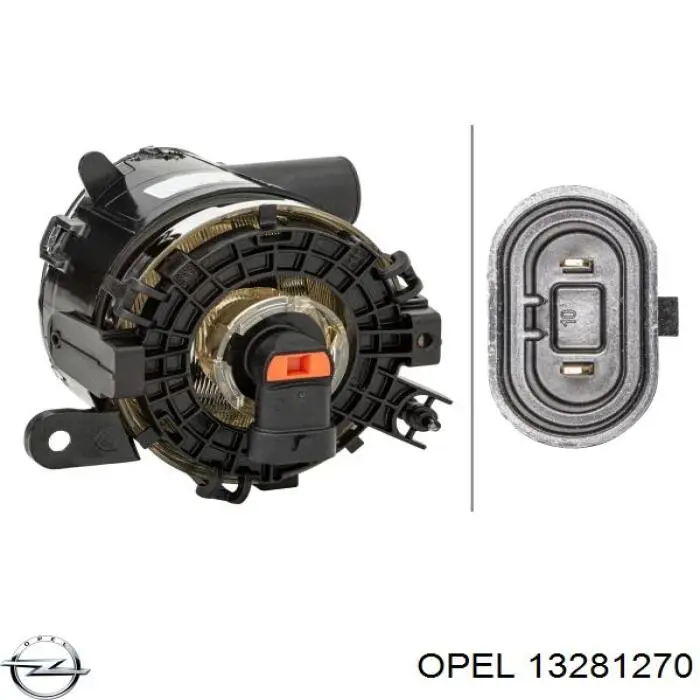 Lampa przeciwmgielna lewa Opel 22865974 cena, od 79,46 USD