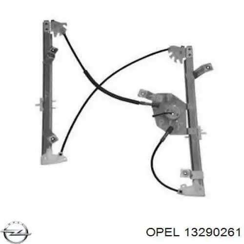 Mechanizm podnoszenia szyby drzwi przednich lewych Opel 965872102 cena, od 89,39 USD
